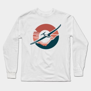 Glider Sailplane Biplane Long Sleeve T-Shirt